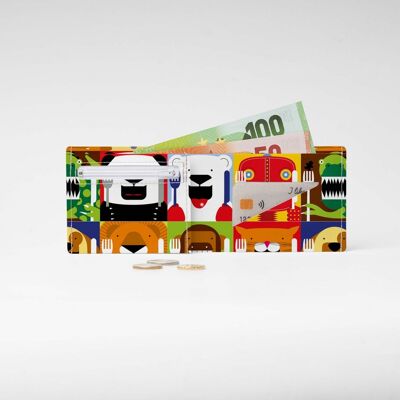 HUNGRY ANIMALS Tyvek® Pappwallet / Portemonnaie