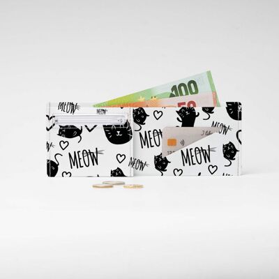 Portafoglio / portamonete in cartone MEOW Tyvek®
