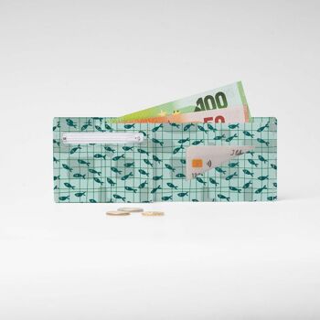 Portefeuille / porte-monnaie en carton RETROFISH Tyvek® 1