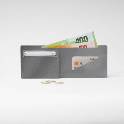 SILVER / METALLIC Tyvek® cardboard wallet / purse