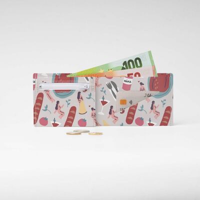 Portefeuille / porte-monnaie en carton WINE & DINE Tyvek®