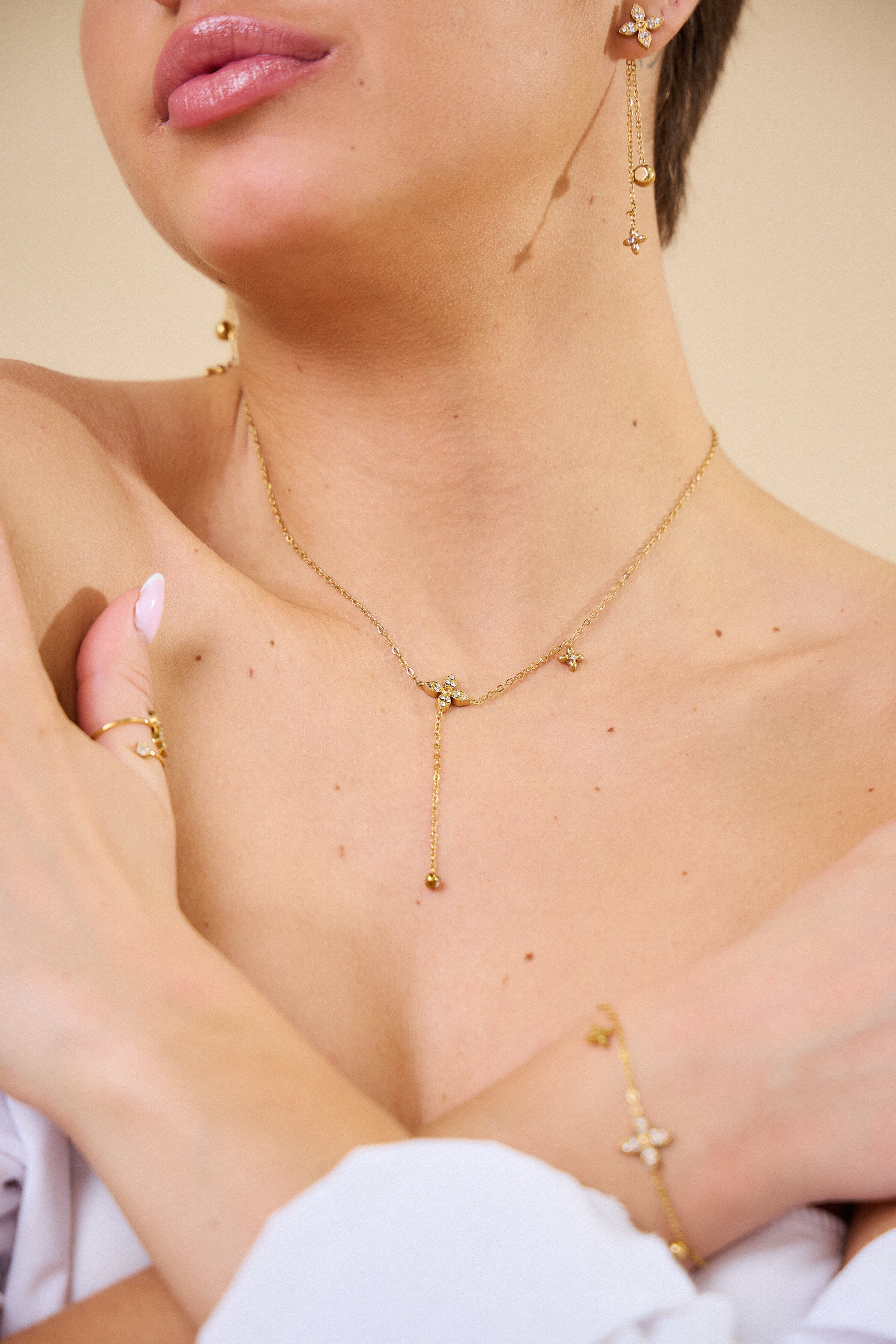 Asymmetrische Sternkette aus Edelstahl