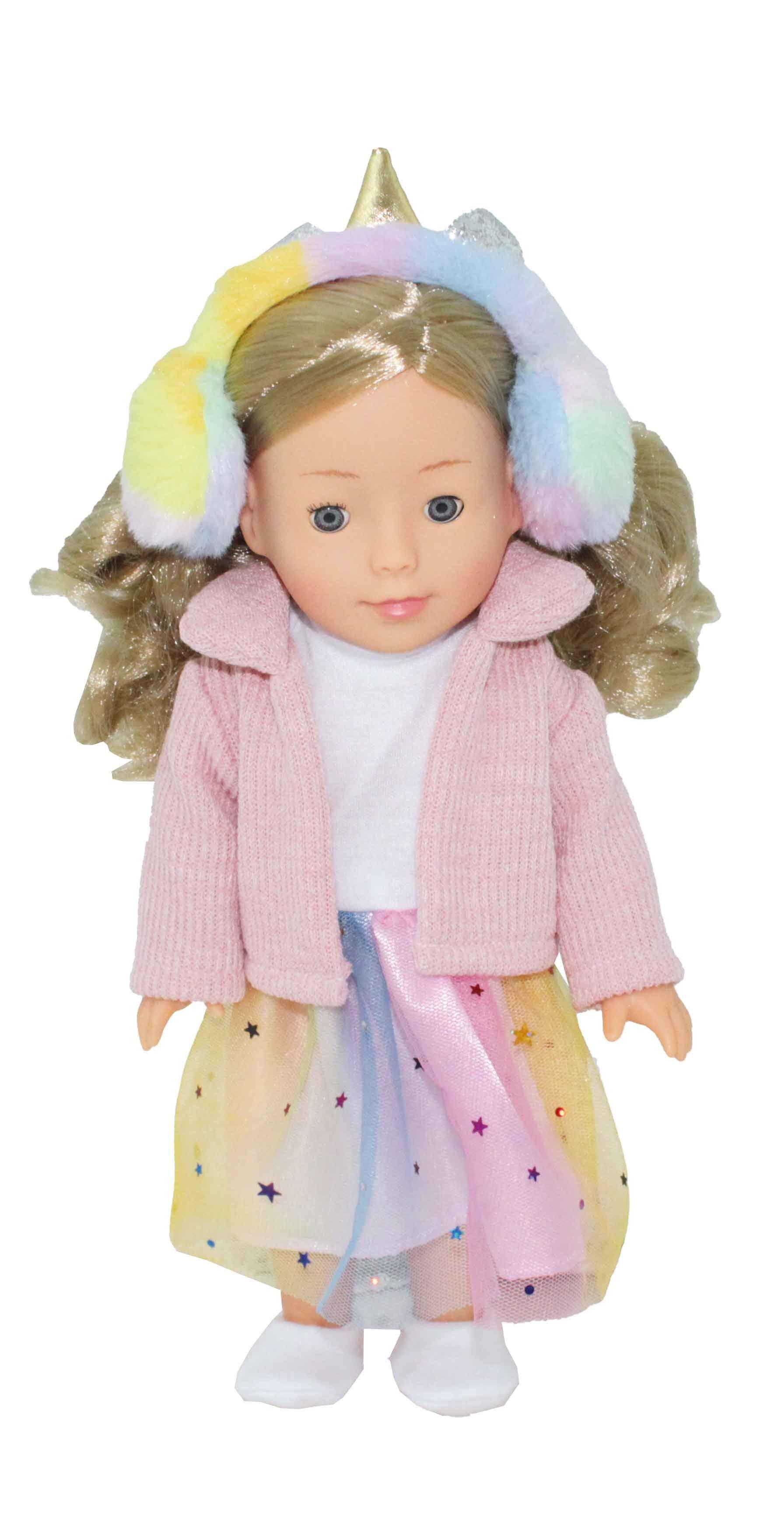 Muñeca Unicornio Frostyzz con Orejeras para Niños - 30 cm