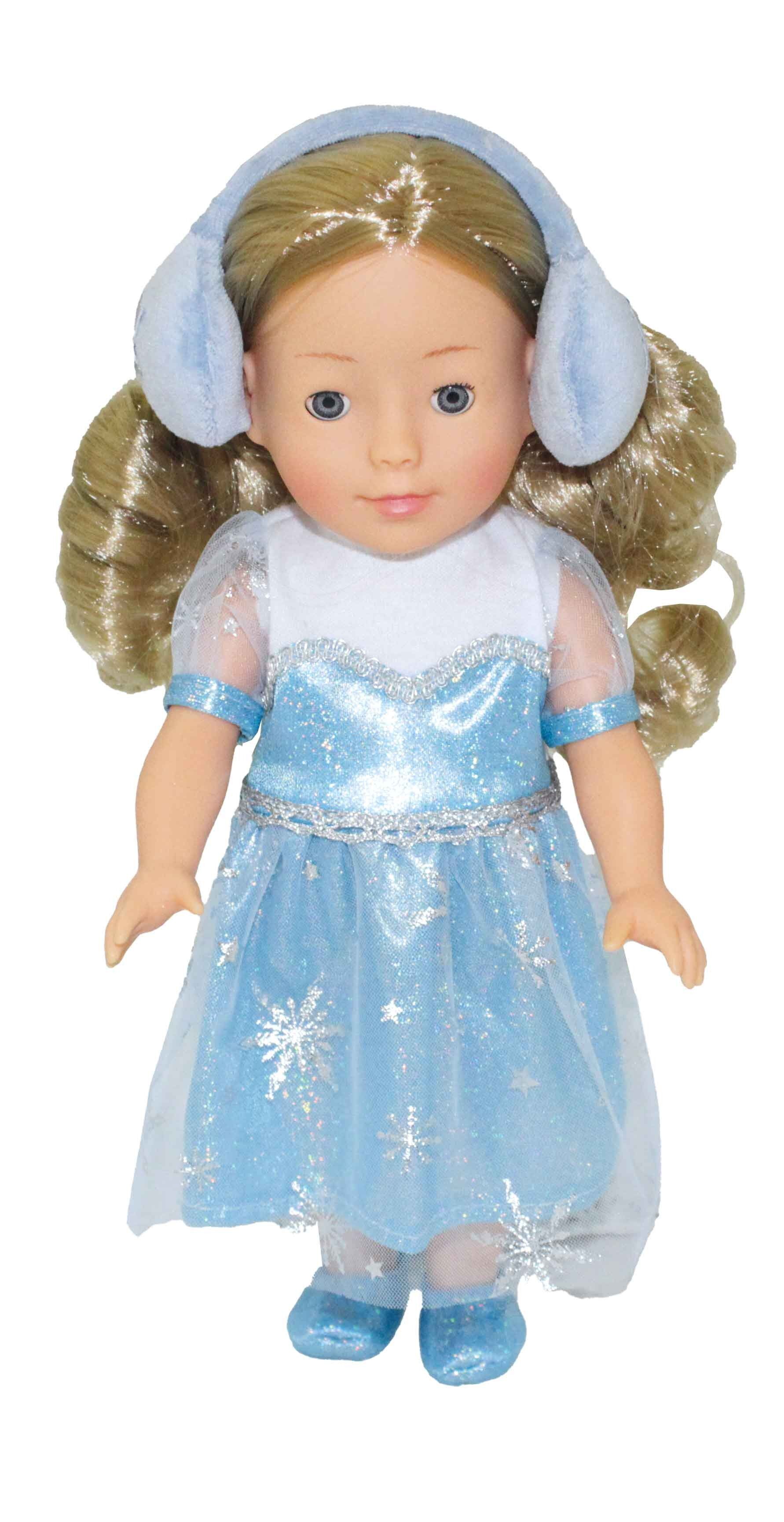 Muñeca Princesa de las Nieves Frostyzz con orejeras para niños - 30 cm