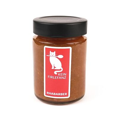 Crema de frutas de ruibarbo