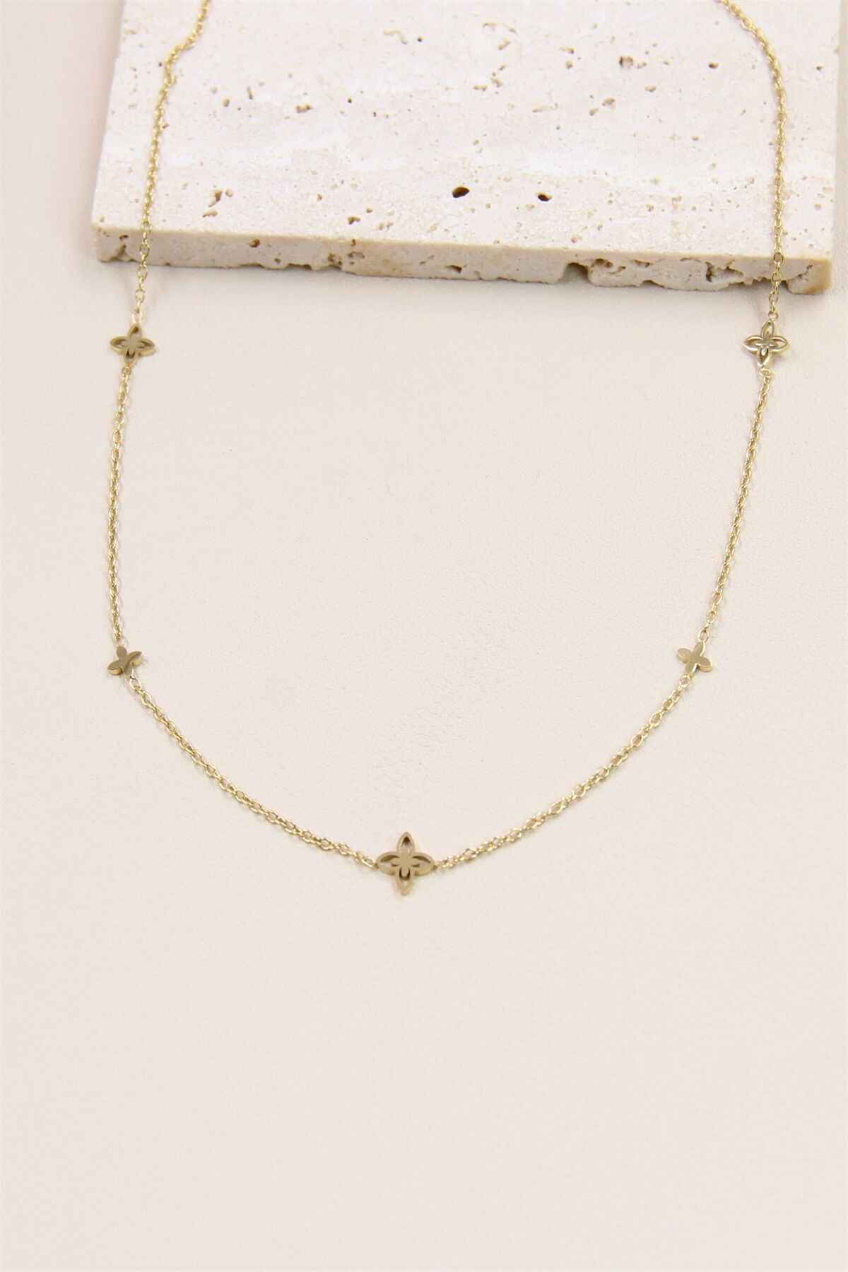 Sternkette aus Edelstahl – Modetrendschmuck