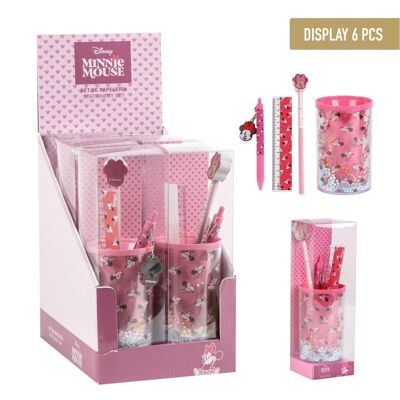Ensemble de papeterie avec porte-crayons Minnie Mouse - 2700001881