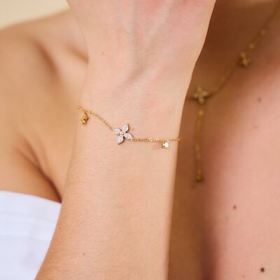 Asymmetrical Star Bracelet in Stainless Steel
