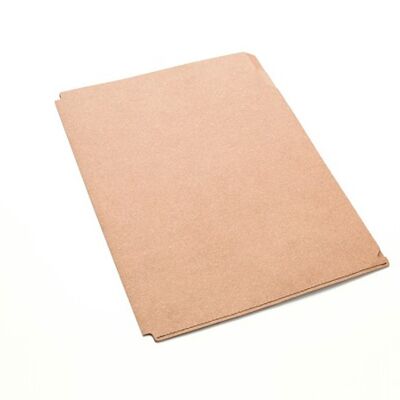 Recycled leather document case A3 Cream