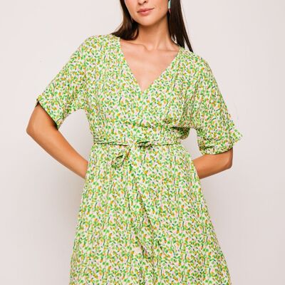 Robe courte blanche Laga