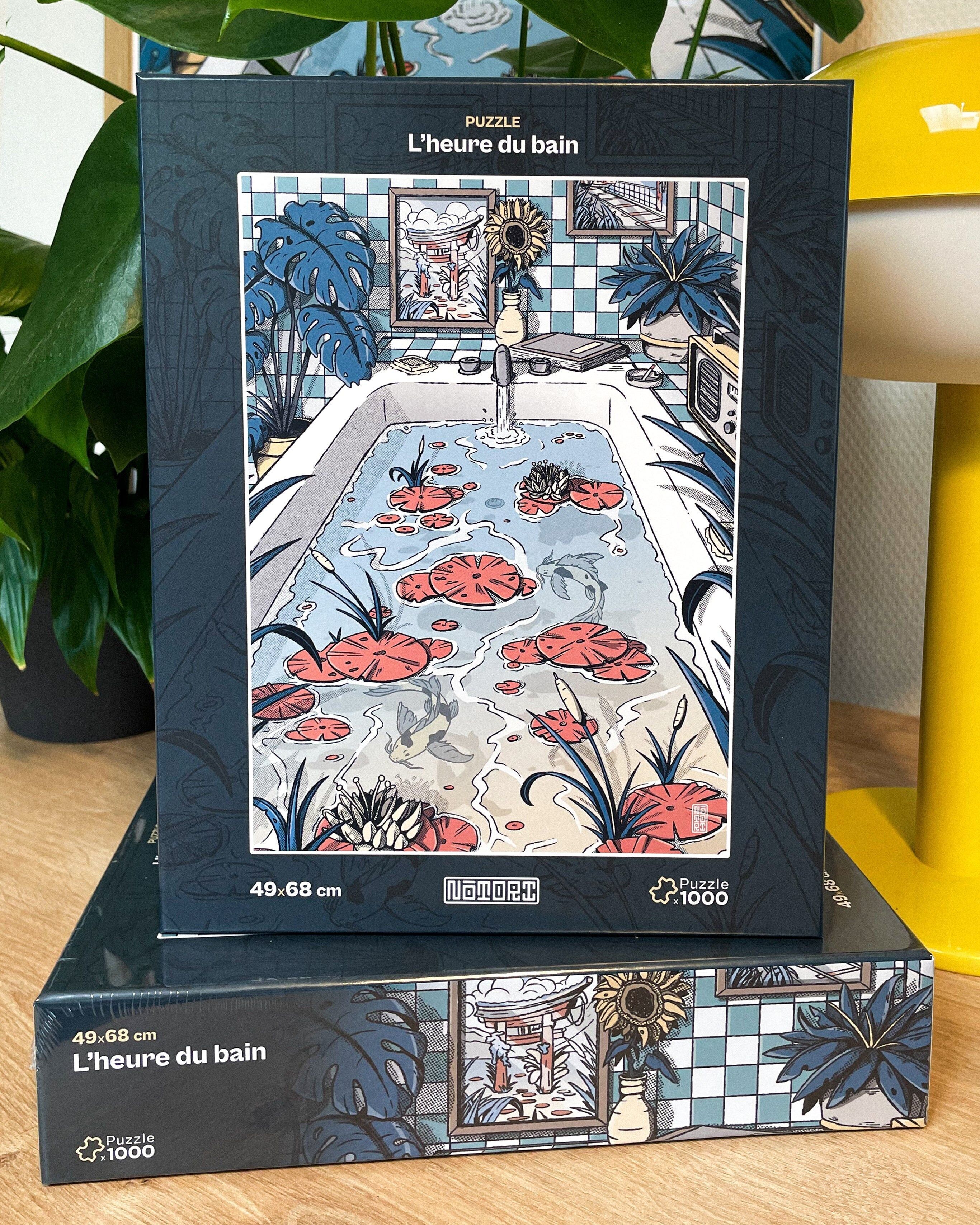 Puzzle 1000 pièces - L'heure du bain🧩