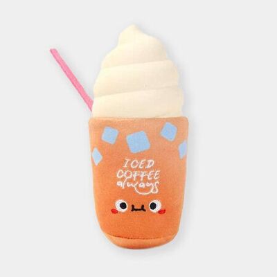 Plush Dog Toy - Food Party - Iced Coffee - HUG SMART