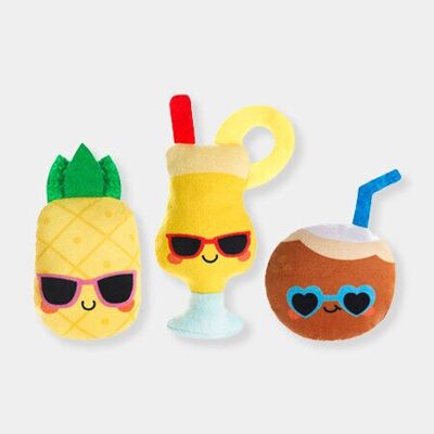 Jouet en peluche pour chien -Food Party – Pina Colada - HUG SMART