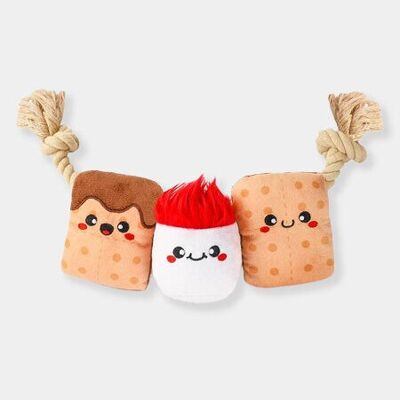 Jouet en peluche pour chien - Food Party - Whiskey Barrel - HUG SMART
