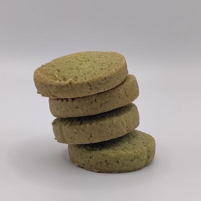 Shortbread-Kekse mit Matcha-Tee, 3 kg