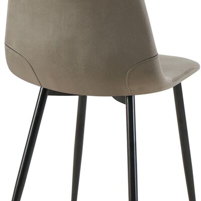 Chaise de salle à manger en velours Baxter
