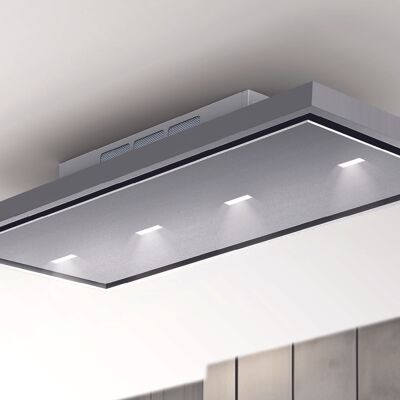 HOTTE SANS GEA cm.120X60 - Acier inoxydable - 900 m3/h