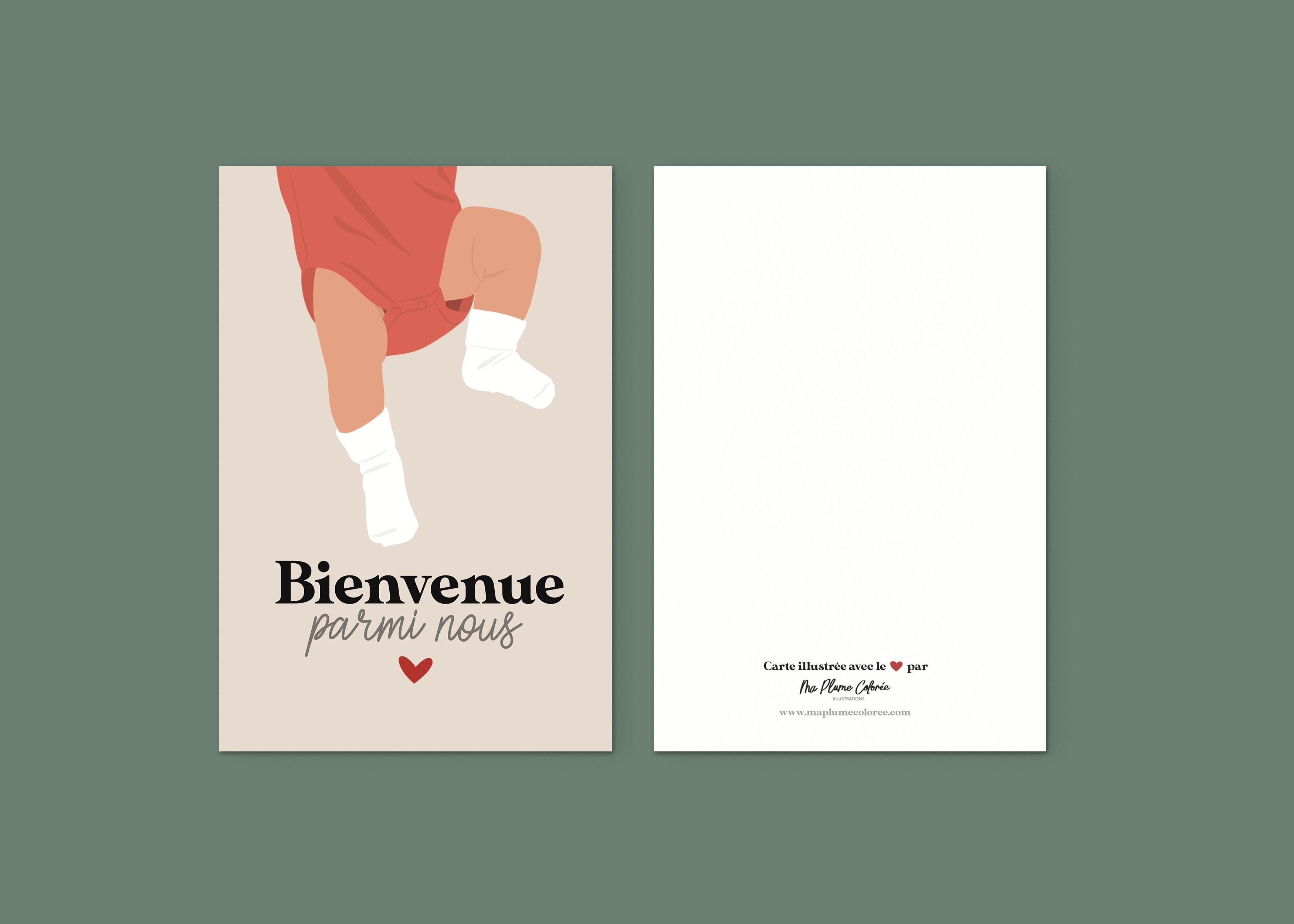 Birth greeting card - Welcome among us #4