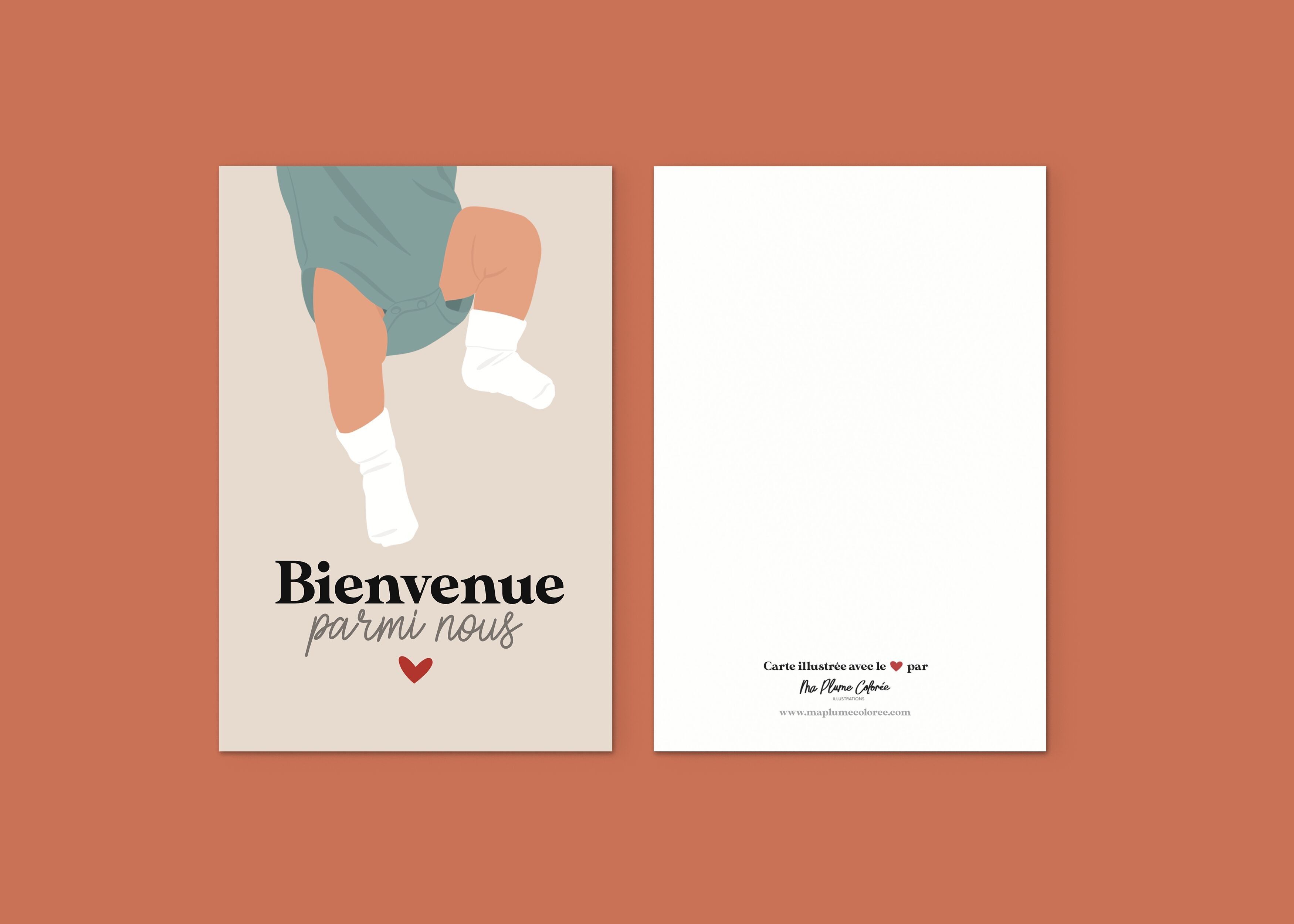 Birth greeting card - Welcome among us #3