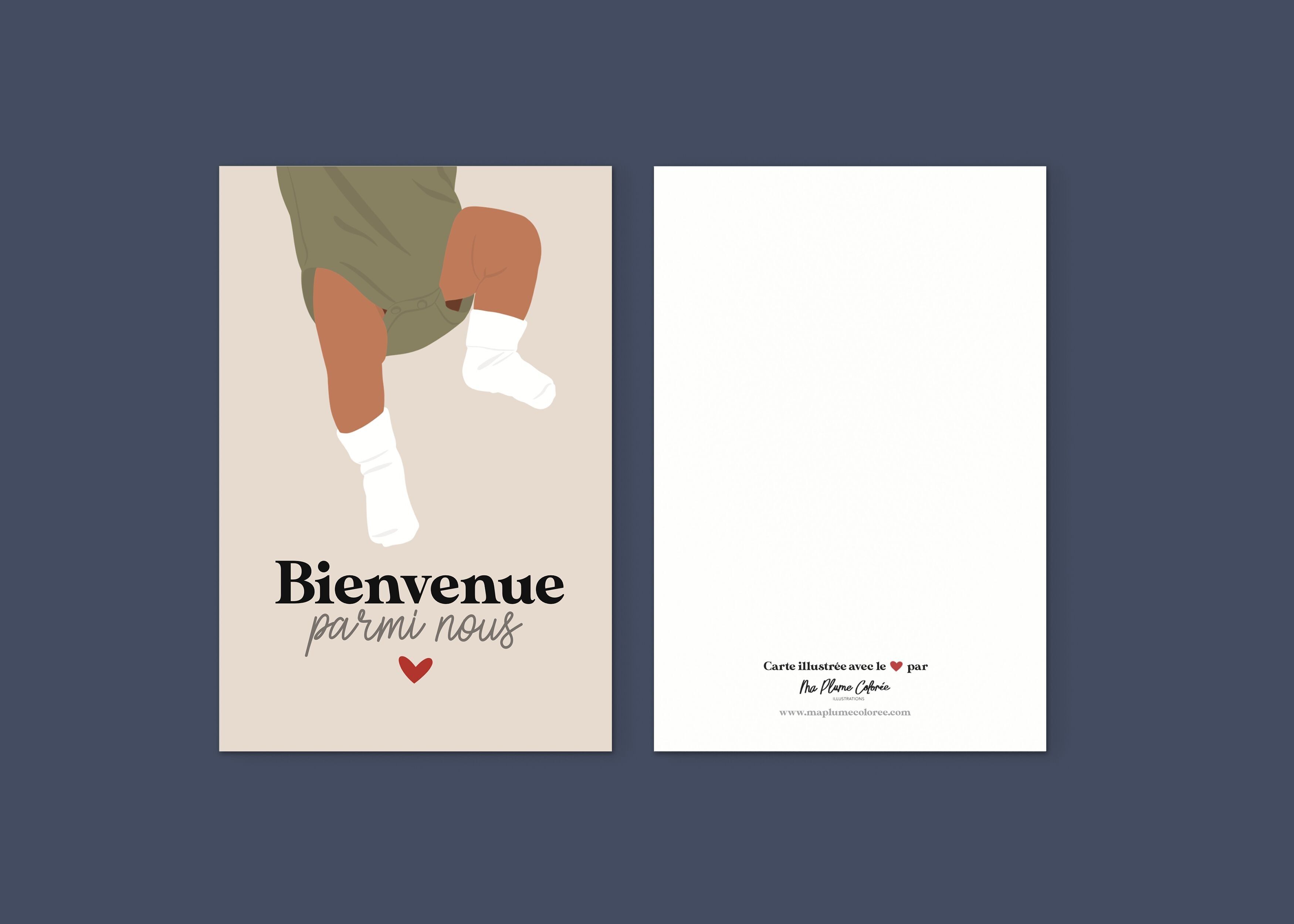 Birth greeting card - Welcome among us #1
