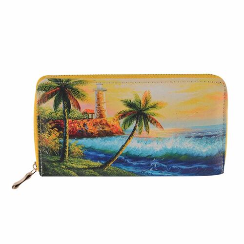 [ PG13-1 ] Tropical Beach Lady Wallet