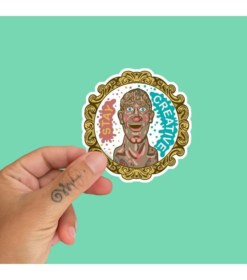 Adesivo in vinile Stay Creative in edizione limitata