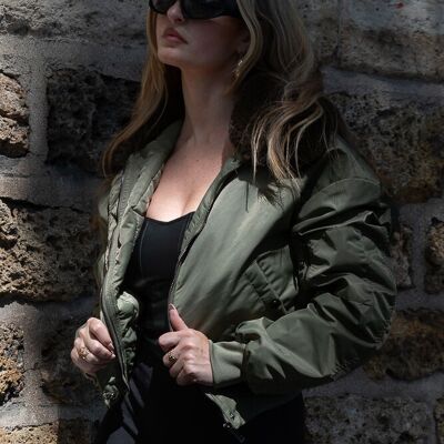 CHAQUETA BOMBER ACOLCHADA OVERSIZE (8712)