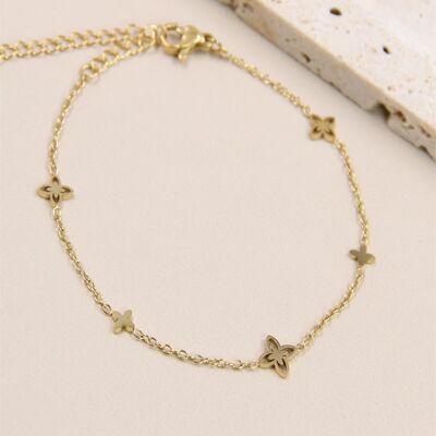 Bracelet Étoile en Acier Inoxydable - Bijoux Tendance Moderne