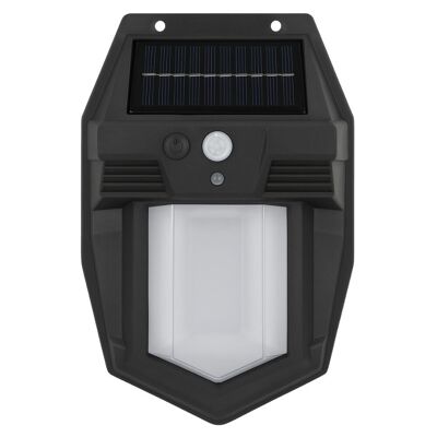 Luz solar LED inalámbrica para exteriores con sensor de movimiento, efecto tungsteno y 3 modos de iluminación.
