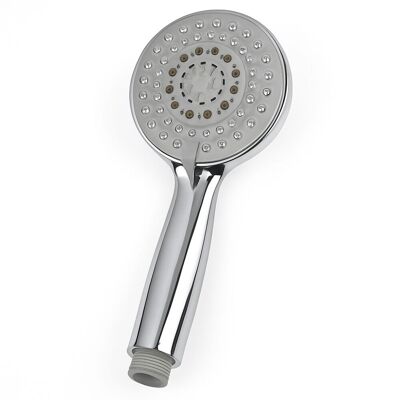 Adjustable Shower Head 5 Jets Chrome – 22 cm | Comfort & Well-Being