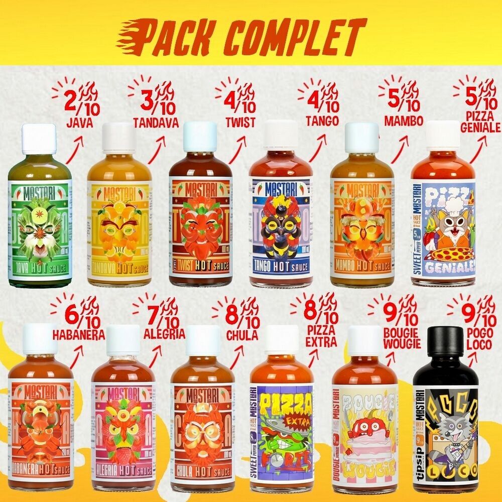Grand Pack d'implantation complet Sauce Piquante / Hot sauce 🌶️