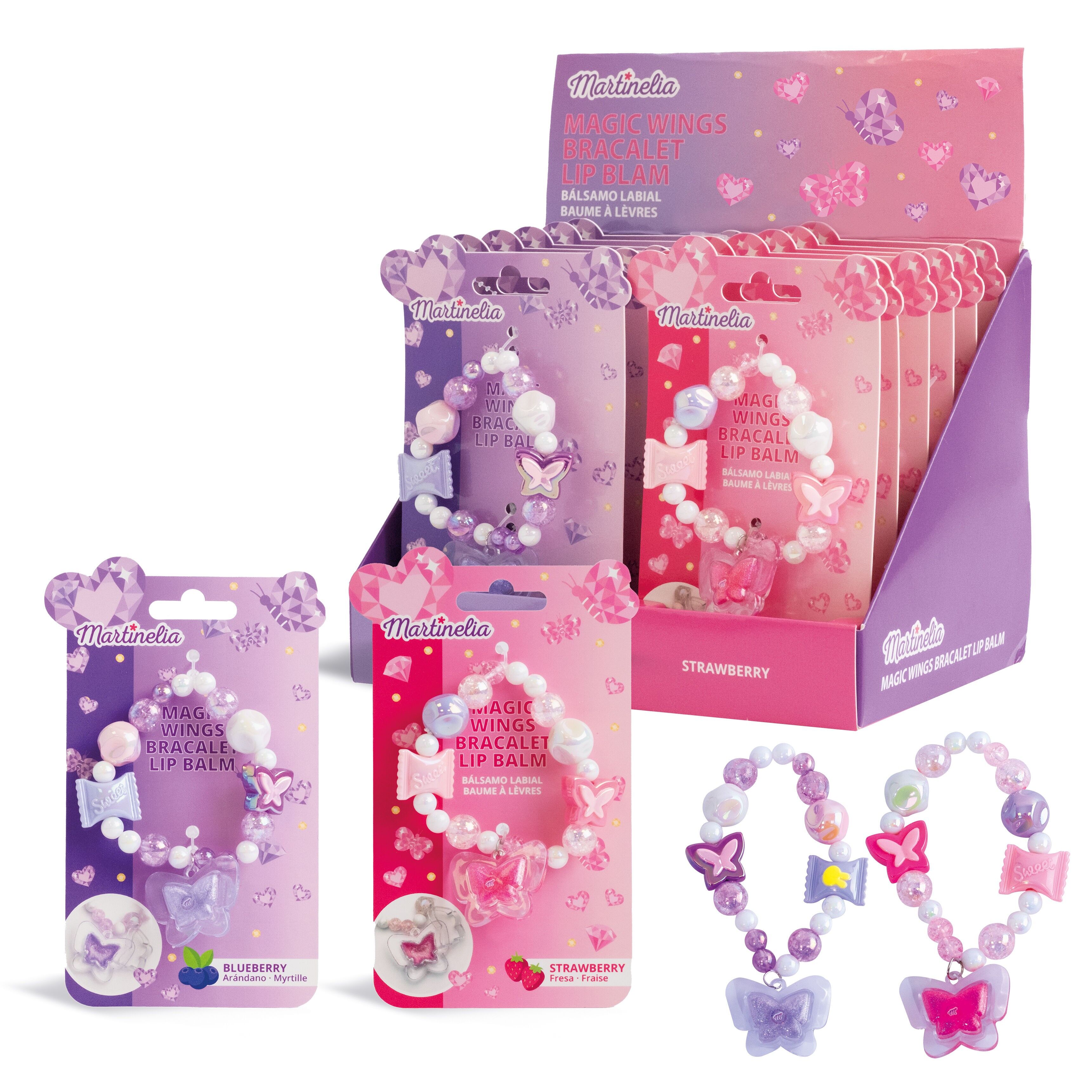 Butterfly lip balm bracelet - MARTINELIA