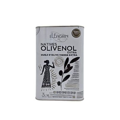 Eleagrin Extra Virgin Olive Oil 3000ml - 0.2% low acidity - EXTRA VIERGE HUILE