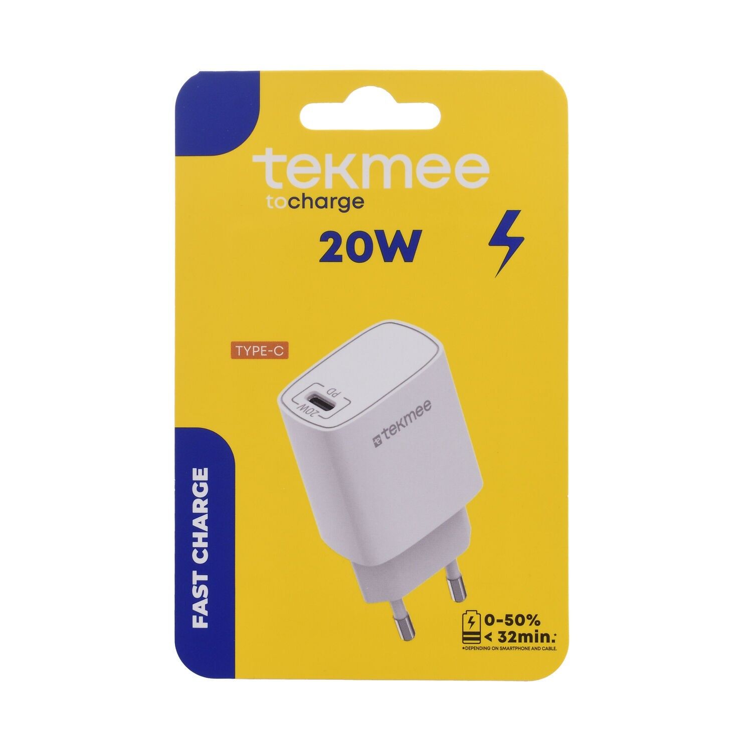 CHARGEUR SECTEUR 20W TYPE-C CHARGE RAPIDE