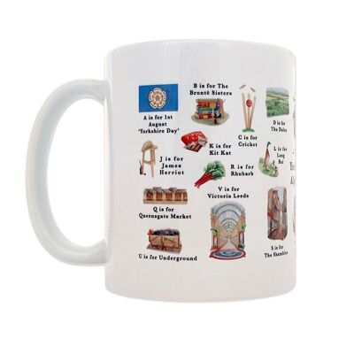 La tasse Alphabet du Yorkshire