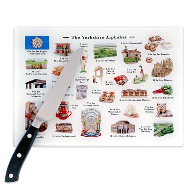 Planche à découper Alphabet du Yorkshire