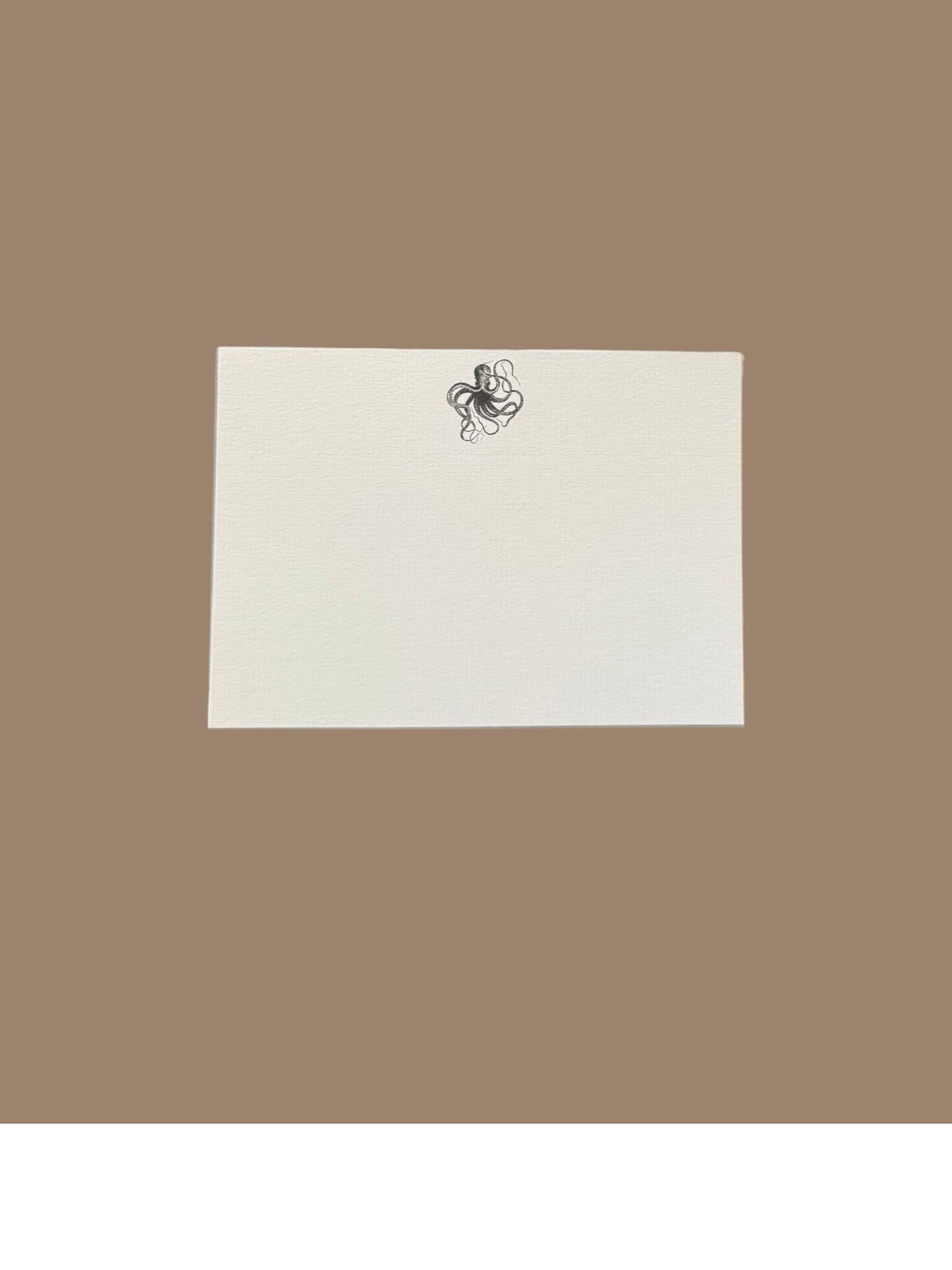 Kraken-Notizkartenset mit gedeckten Umschlägen