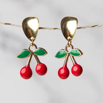ORECCHINI CHERRY TWIST - COLLEZIONE ESTIVA | ORECCHINI