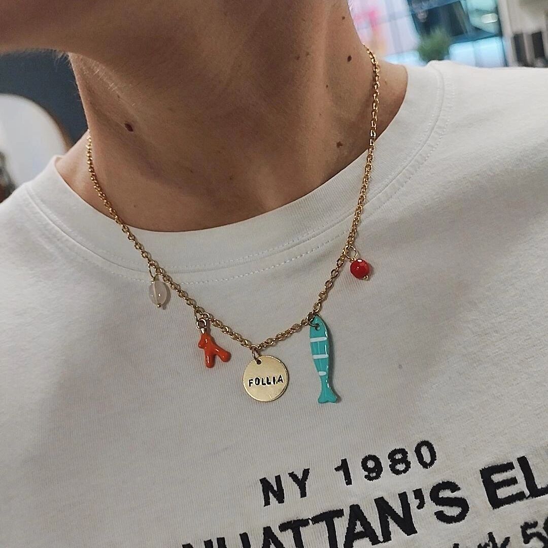 COLLECTION ÉTÉ | COLLIER À PENDENTIFS MULTIPLES