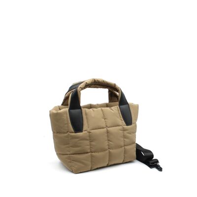 Mini quilted tote bag