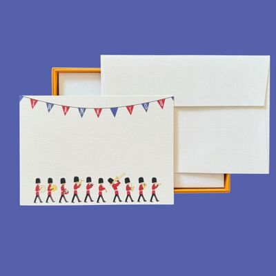 Ensemble de cartes de remerciement pour la relève de la garde