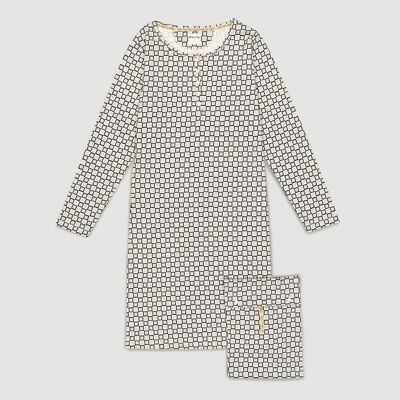 Camicia da notte in cotone biologico Delta Block Sauce Fair Trade