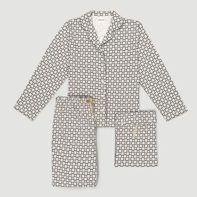 Pyjama Sigma Block Willow en coton biologique équitable