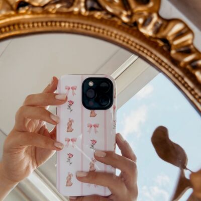 Hard phone case glossy Pink Coquette Collection iPhone 16 Pro Max