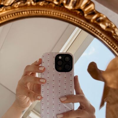 Hard Phone Case Roses & Bows Pattern Collection iPhone 16 Pro Max