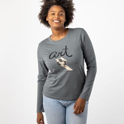 T-shirt long basique en coton biologique Ash Fair Trade