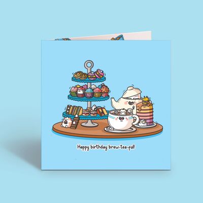 Afternoon Tea Card | Birthday Card | Greeting Card