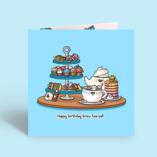 Afternoon Tea Card | Birthday Card | Greeting Card