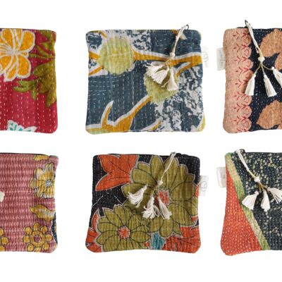 Set di 6 sacchetti kantha n. 423