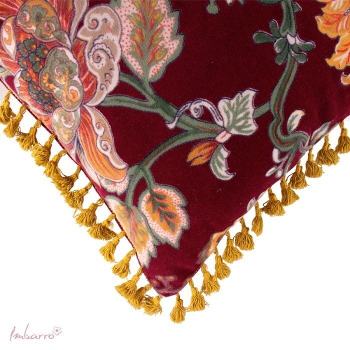 Cuscino Decorativo Imbarro - Romee Rosso Scuro